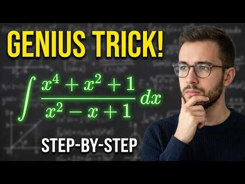 Integral of (x^4 + x^2 + 1) / (x^2 - x + 1) dx | Calculus Step-by-Step | Smooth Integrals