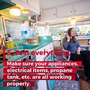 Ready to get your RV out of storage and on the road? Before you pack up, do a check up on your RV to help ensure your vehicle is safe and ready for your adventures ahead. http://bit.ly/2F9ZKuk | Acuity Insurance