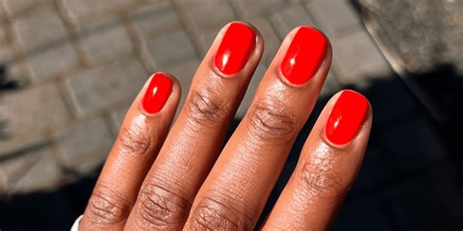 16 Short Red Nail Ideas That Make a Succinct Statement