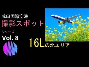 成田空港撮影スポットシリーズ⑧16Lの北エリア