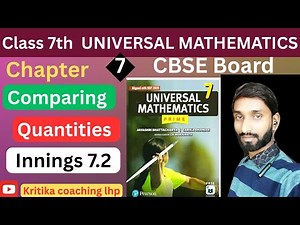 INNINGS 7.2 class 7 Maths Solutions Universal Mathematics ch 7 Comparing Quantities profit and loss