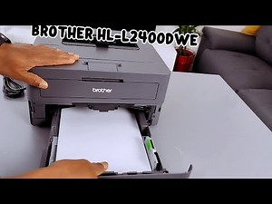 Brother HL-L2400DWE Paper Jam? How to CORRECTLY Load Paper & Avoid Jams