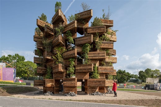 Garden of Communities Pavilion  / Hello Wood