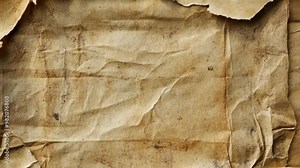 Exploring the textures of aged paper in a detailed close-up study from an antique collection