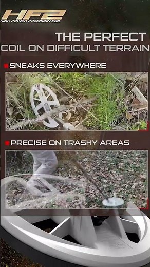 The Perfect Coil on Difficult Terrain | XP DEUS II Elliptical HF2 Coil