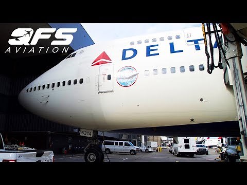 Delta Airlines 747 Retirement Flight