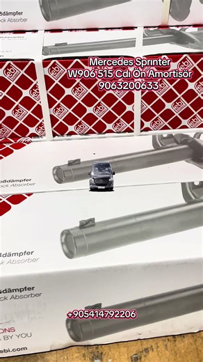 FEBİ 193472 Mercedes Sprınter W906 515 Cdı Ön Amortisör 9063200633 #мерседесгрузовик #запчастимерседес #грузовик #mercedestruckparts #heavytruckparts