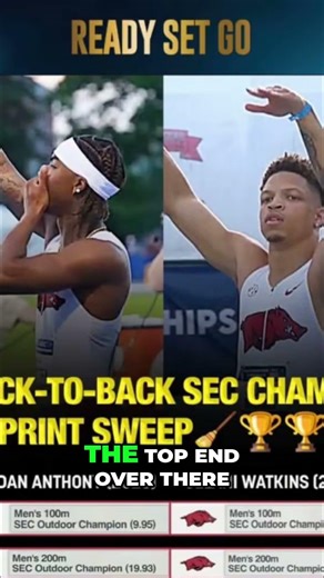 Arkansas Coaches Unlock INSANE Top-End Speed For Sprinters! #shorts