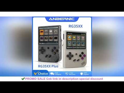 ANBERNIC RG35XX Plus/RG35XX Retro Handheld Game Console 3.5? IPS Screen Linux Portable Video Game Pl