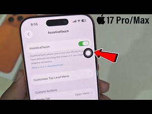 iPhone 17 pro/ Pro Max : How to Use Assistive Touch on your iPhone