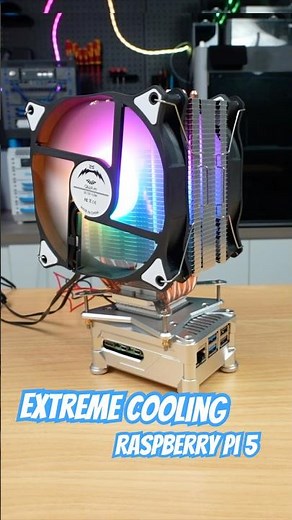 Does Extreme Cooling Make A Pi 5 Faster? #raspberrypi #pi5 #techtok #peltier
