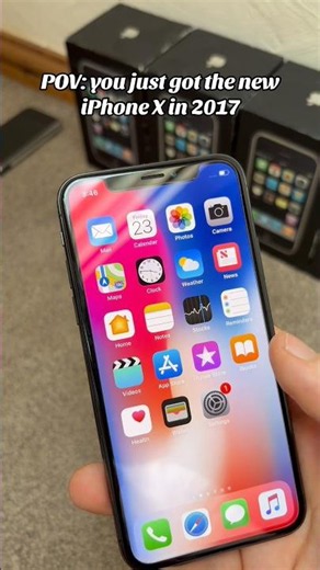 POV: you just got the new iPhone X in 2017