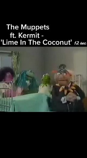 The Muppets ft. Kermit - 'Lime In The Coconut' #muppets #comedy #foryoupage #foryou #fypシ゚viral #fy #fyp #fypシ゚ #foryourpage #tiktok #viral_video