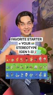 your favorite starter = your 🏳️‍🌈 stereotype!