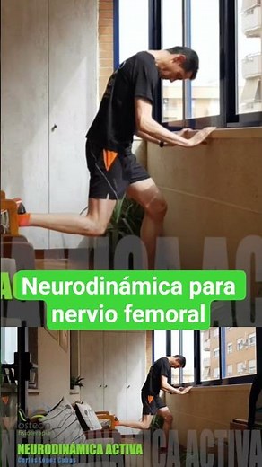 Simple exercise for neurodynamic mobilization of the femoral nerve #neurodynamics