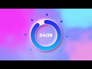 Five Minute Blue And Purple Countdown | Church Fuel