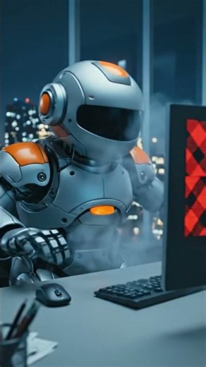 Robot Office Meltdown #Shorts #viral #trending #youtubeshort #Funny #viralvideo #Shortvideo #Love