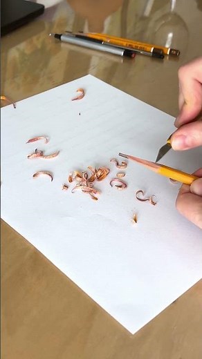 How to sharpen pencil properly for successful drawing