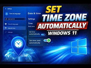 How to Set Time Zone Automatically in Windows 11 | GearUpWindows Tutorial
