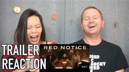 Red Notice teaser trailer // reaction & review