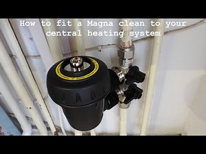 How to fit a System Filter (Magna clean). To your heating system.