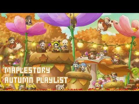 autumn playlist 🍂☕️ maplestory chill music