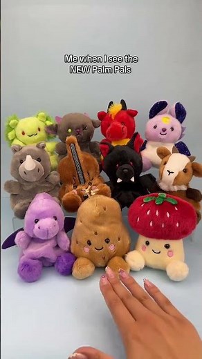 Give me 10 of each immediately!! 🧸 #palmpals #plush #plushcollector #collectibles #cutemonster