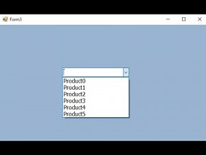 c# tutorial for beginners: Fill combobox in C# using for loop