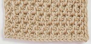 How to Crochet the Tunisian Crochet Arrowhead Stitch - VIDEO TUTORIAL