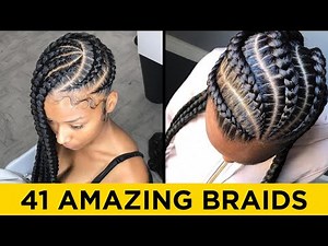 😍 41 Amazing Braid Hairstyles - Box Braids For Black Women Compilation