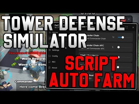 [🎆NEW YEARS] Tower Defense Simulator Script Auto Farm, Inf Gems And Macro [Roblox 2026]