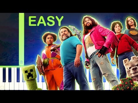 A MINECRAFT MOVIE THEME - EASY Piano Tutorial