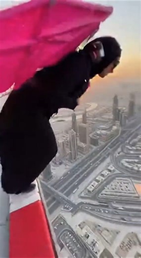 POV: Jumping off Burj Khalifa with the AeroValkyrie X1 😱