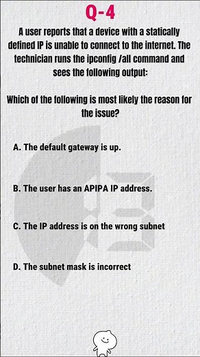 CompTIA A+ CORE 2: Troubleshooting Internet Connectivity – Subnet Mask Issues