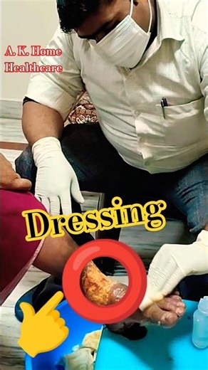 Clean Dressing Video 😍 | Satisfying Medical Dressing #shorts #000ak47