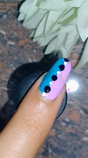 ✨📌Easy nail art without tools 📌 at home 🏡🏡 #simplenails #nailart #shorts