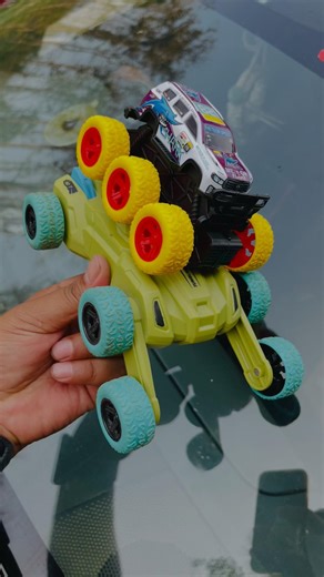 Rc 2️⃣ monster HILLS racing stunt toy truck unboxing and ramp racing. #remotecontrol #shorts #rc