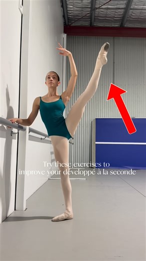 Bespoke Classical Coaching on Instagram: "Try these exercises to help improve your développé à la seconde 🩰✨ These exercises focus on flexibility and strengthening the muscles around the hip flexors, helping to increase height and control in your développés 💪🦵 We’re loving creating these reels and sharing our drills with you — especially during Christmas break when many dancers have extra time to train 🎄💃 We are so excited to be sharing very soon how dancers from all around world soon will 