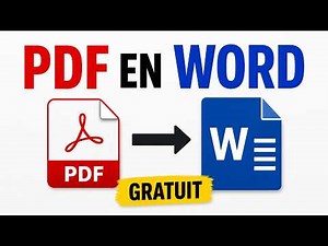 Comment convertir un PDF en Word GRATUITEMENT et modifier le document facilement