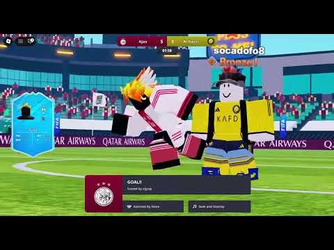 Playing first time fifa scorrer #1 #minecraft #robblox