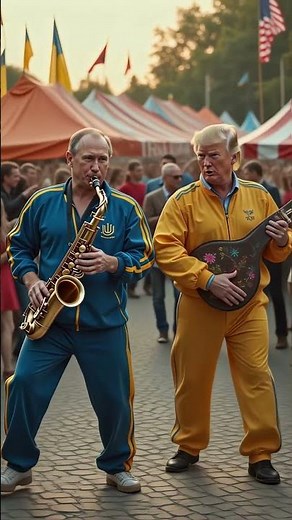 Trump & Putin’s Hilarious Ukrainian Dance Party! 🎉