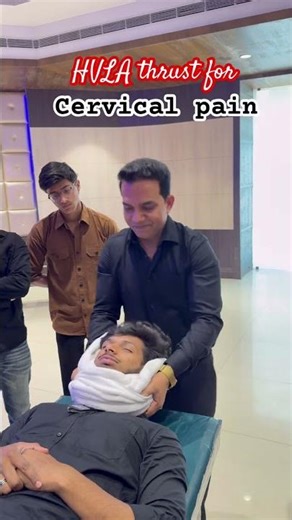 Cervical pain/Neck pain - HVLA thrust #ytshorts #thrust #youtubeshorts #chiropractic #fyp #shorts