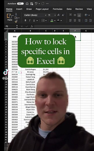 How to Lock Cells in Excel: Step-by-Step Guide