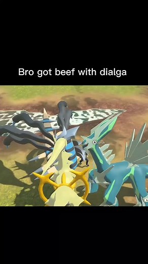Bro wanted all the smoke 💀 #pokemon #pokemonlegendsarceus #arceus #dialga #palkia #giratina #shinypokemon #capcut