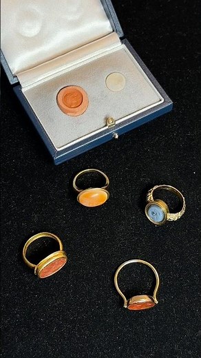 A fantastic collection of hardstone intaglios coming up in our Fine Jewellery auction! ❤️✨ #intaglio