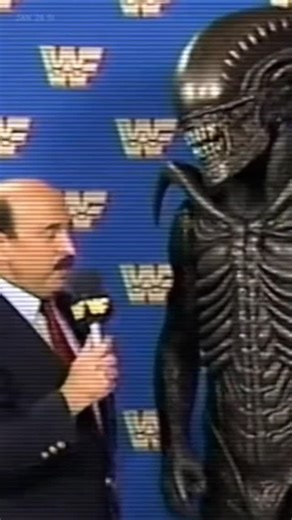 Paul on Instagram: "Mean Gene Okerkand interviews a Xenomorph from the Alien franchise. #wwe #nxt #prowrestling #alien #scifi"