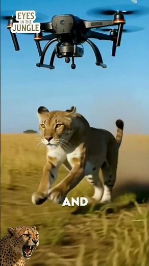 Untamed Speed: Cougar Rockets Through the Wild #cougar #wildanimals #viral