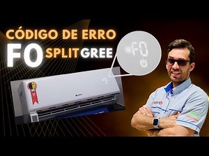 Código de erro F0 split Gree