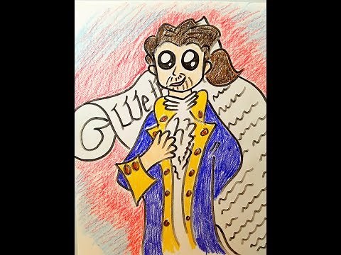 How To Draw Alexander Hamilton ( Lin-Manuel Miranda in Hamilton Musical )