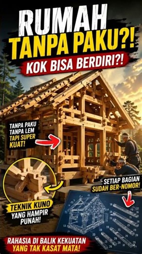 No Nails, No Glue… But This House Can't Collapse #uniquefacts #timeline #shots